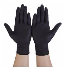 Guantes de Nitrilo Negro caja de 100u