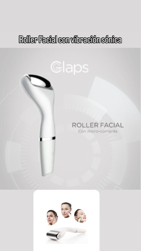 Roller Facial con vibración sónica Glaps