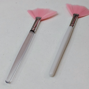 Pincel abanico charo para trabajar acidos Rosa x unid