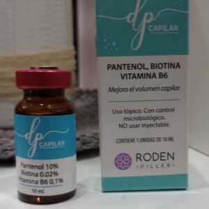 Vial Capilar Blend con Patenol 10% + Biotina 0.2% + B6 0.1% Roden Filler