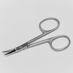 Mini tijera puntas curvada