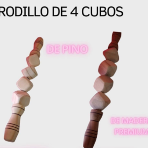 Rodillo de 4 cubos Varia según la calidad de la Madera