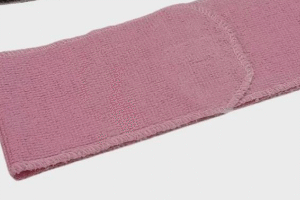 Vincha de Microfibra con abrojo Rosa