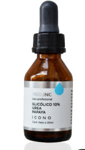 Acido Glicólico 10% Urea 5% Papaya 5%   Icono cosmetica