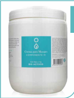 Crema para Masajes C31 Icono cosmetica x kg