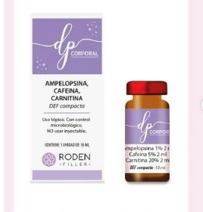 Vial combinado de Celulitis compacta Rodel Filler