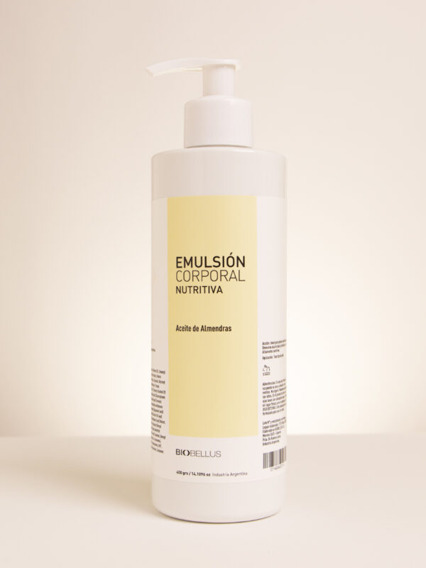 Emulsión Corporal con Aceite de Almendras Biobellus