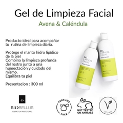 Gel de limpieza con avena y calendula Biobellus