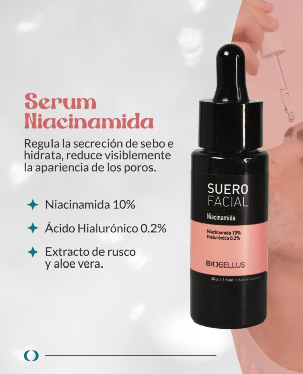 Suero Facial Niacinamida  Biobellus x 30ml