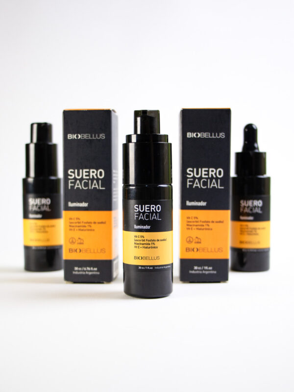 Suero Facial Iluminador con Vitamina C Biobellus