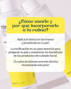Tónico Exfoliante Facial con Ácido Salicílico Biobellus x 200ml