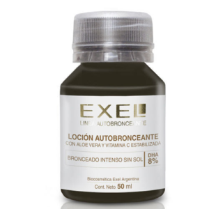 LOCIÓN AUTOBRONCEANTE DHA 8%  Exel Biocosmetica