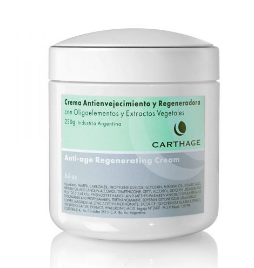 Crema Antienvejecimiento y Regeneradora oligoelementos  Carthage