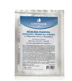 Máscara Plástica Refrescante y Tensora para Rostro FACIAL x20g Carthage