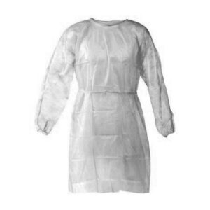 Camisolin de friselina descartables blancos paquete de 10u
