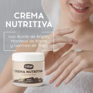 Crema NUTRITIVA con Argán oil y Manteca de Karité  Collage