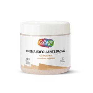 Crema EXFOLIANTE FACIAL con Partículas de Carozo de Damasco  Collage
