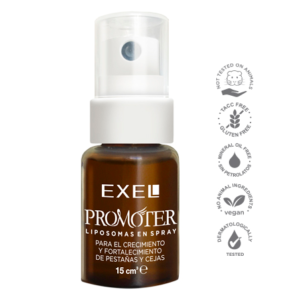 Promoter Liposomas en Spray para pestañas y cejas Exel Biocosmetica