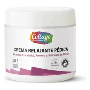 Crema RELAJANTE PÉDICA con Alcanfor, Eucaliptol, Romero y Salicilato de Metilo  Collage