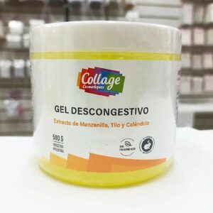 Gel DESCONGESTIVO Máscara con extracto de Manzanilla, Tilo y Caléndula  Collage