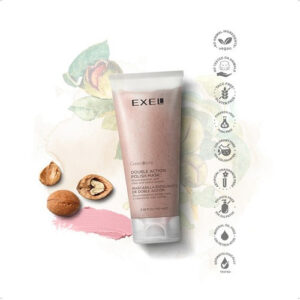 Mascara Exfoliante Doble Acción Exel Green Line Vegano 100ml