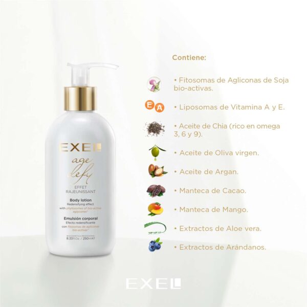 EMULSIÓN AGE DEFY - Emulsión Corporal   Exel Biocosmetica x 250ml