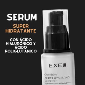 Serum Super hidratante con Hialuronico x 30ml  Exel green Line