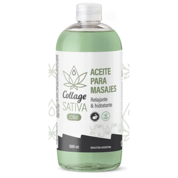 Aceite RELAX con CB2 Activador Endocannabinoide  Collage x 250ml