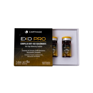 Exosomas de Cúrcuma Complejo Anti-Age Equilibrante x 2u x 10ml Carthage