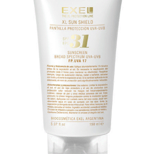XL SUN SHIELD PROTECTION UVA-UVB FPS 31 x 150ml  Exel Biocosmetica BLANCO