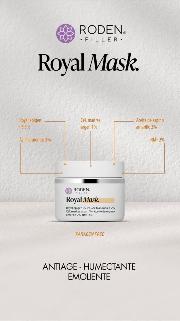 Mascara Royal Mask x 50gr Roden Filler