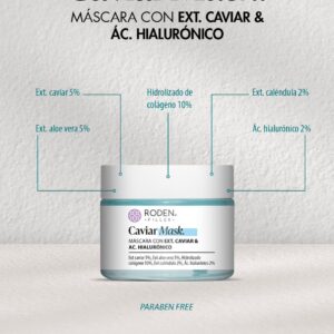 Mascara con Extracto de Caviar y Acido Hialuronico x 50gr Roden Filler