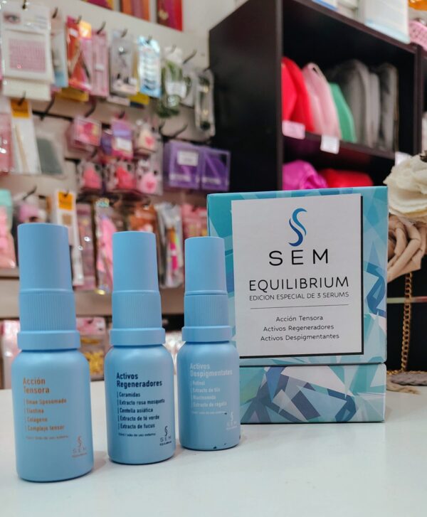 Equilibrium Sem 3 Serums - Tensor+Regenerador+Despigmentante
