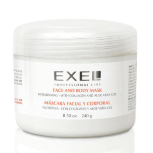 mascara facial y corporal con colageno y aloe Vera x 240gr Exel Biocosmetica