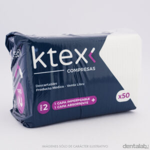 Compresas Blancas Ktex x 50u 45 x33 cm