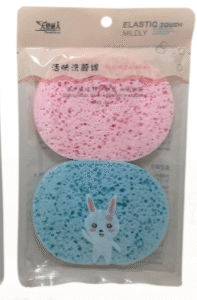 Esponja de limpieza facial x 2u PVA suaves y elasticas