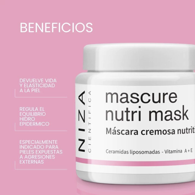 Mascure Nutri Mask Mascara Cremosa Nutritiva x 250gr NIZA - Imagen 2