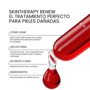 SKINTHERAPY OIL RENEW oleo con rosa mosqueta en pepitas x 30ml NIZA