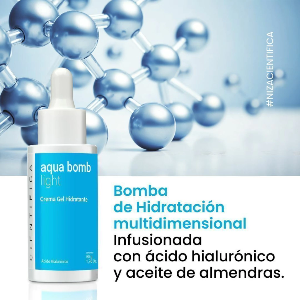 AQUA BOMB LIGHT ÁCIDO HIALURÓNICO Serum Hidratante NIZA