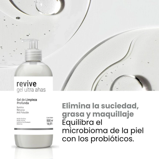 REVIVE GEL ULTRA AHAS 500 G Gel de limpieza profunda - Imagen 2