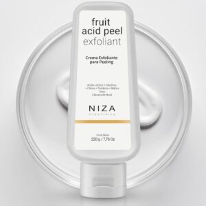 FRUIT ACID PEEL EXFOLIANTE Crema Exfoliante para Peeling con Ahas y carozos de nuez NIZA x 220gr