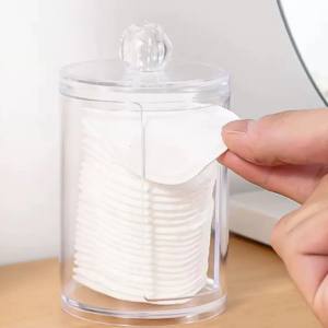 Contenedor de acrílico para pads de algodon