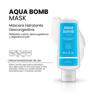 AQUA BOMB MASK Máscara Hidratante Descongestiva Niza Cientifica