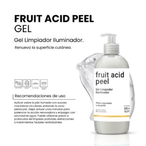 FRUIT ACID PEEL GEL Gel Limpiador Iluminador Niza Cientifica