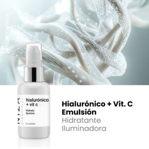 HIALURÓNICO + VIT C Emulsión Hidratante e Iluminadora  Niza Cientifica