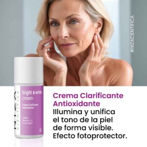 BRIGHT & WHITE CREAM Crema Clarificante Antioxidante  Niza Cientifica