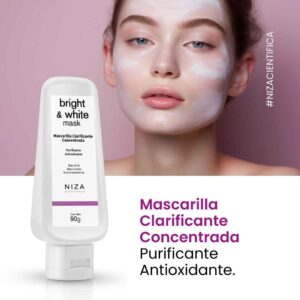 BRIGHT & WHITE MASK Mascarilla Clarificante Concentrada  Niza Cientifica