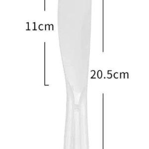 Espatula plastica Transparente x unidad 20,5 cm de alto