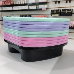Batea para pedicuria de plastico, diferentes colores