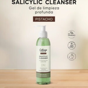 Gel de limpieza con Ácido Salicílico + Ginseng + Extracto de Pistacho x 200ml  Collage